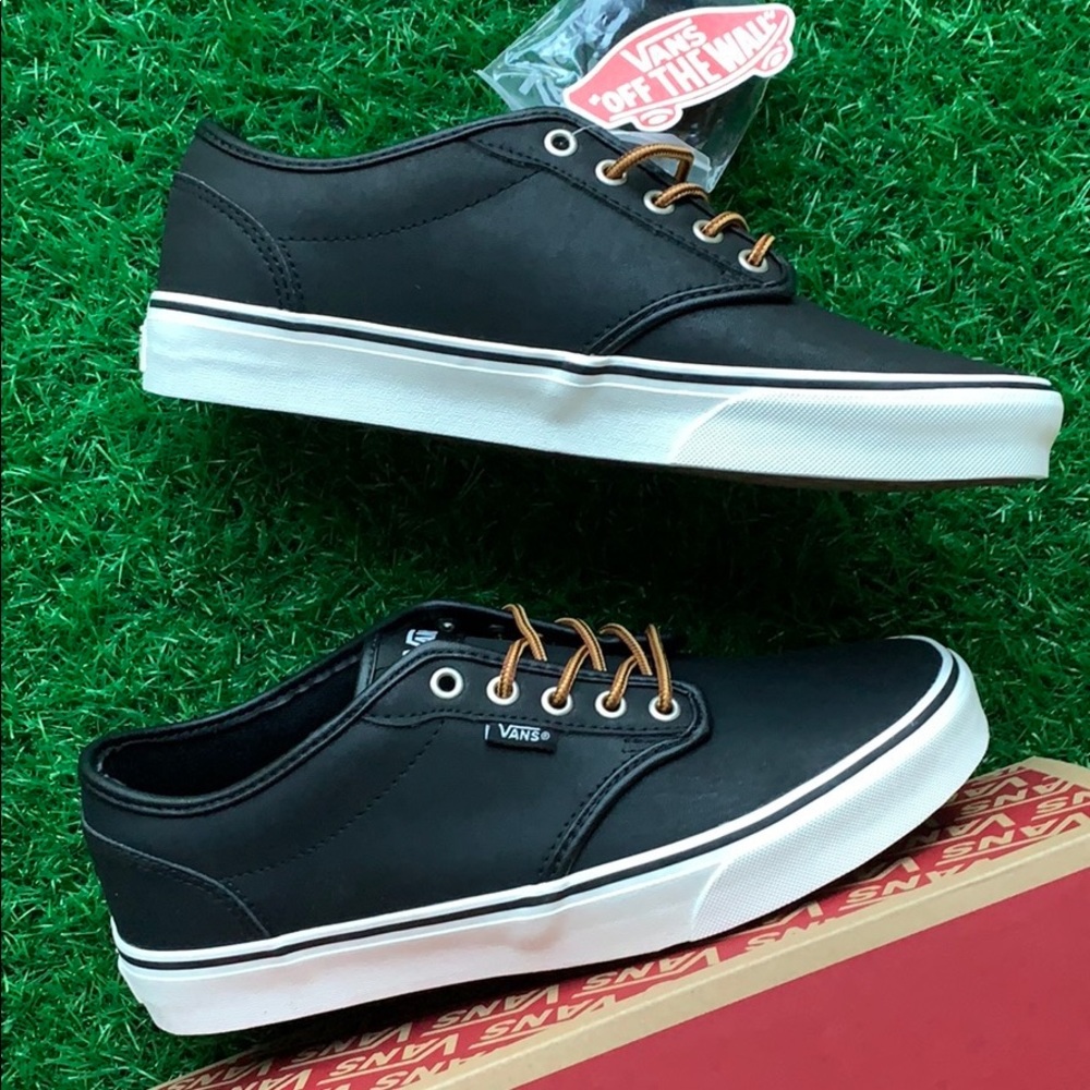 VANS MEN’S ATWOOD LEATHER BLACK/MARSHMALLOW
(Leather)Bick/Mrshmllow
VN0A327L68X